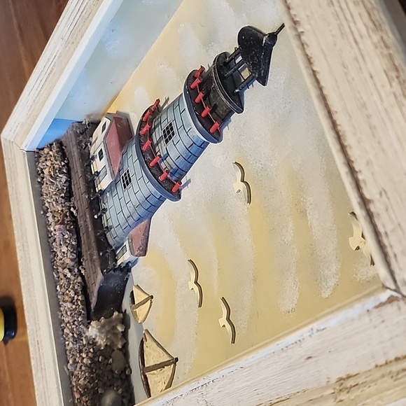 LIGHTHOUSE 3D SHADOW BOX WALL ART - Picture 10 of 11